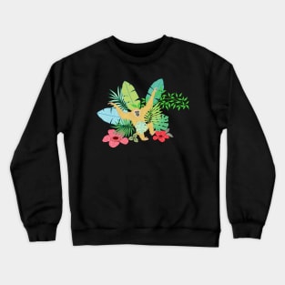 Gibbon in Topical Rainforest CTR001 Crewneck Sweatshirt